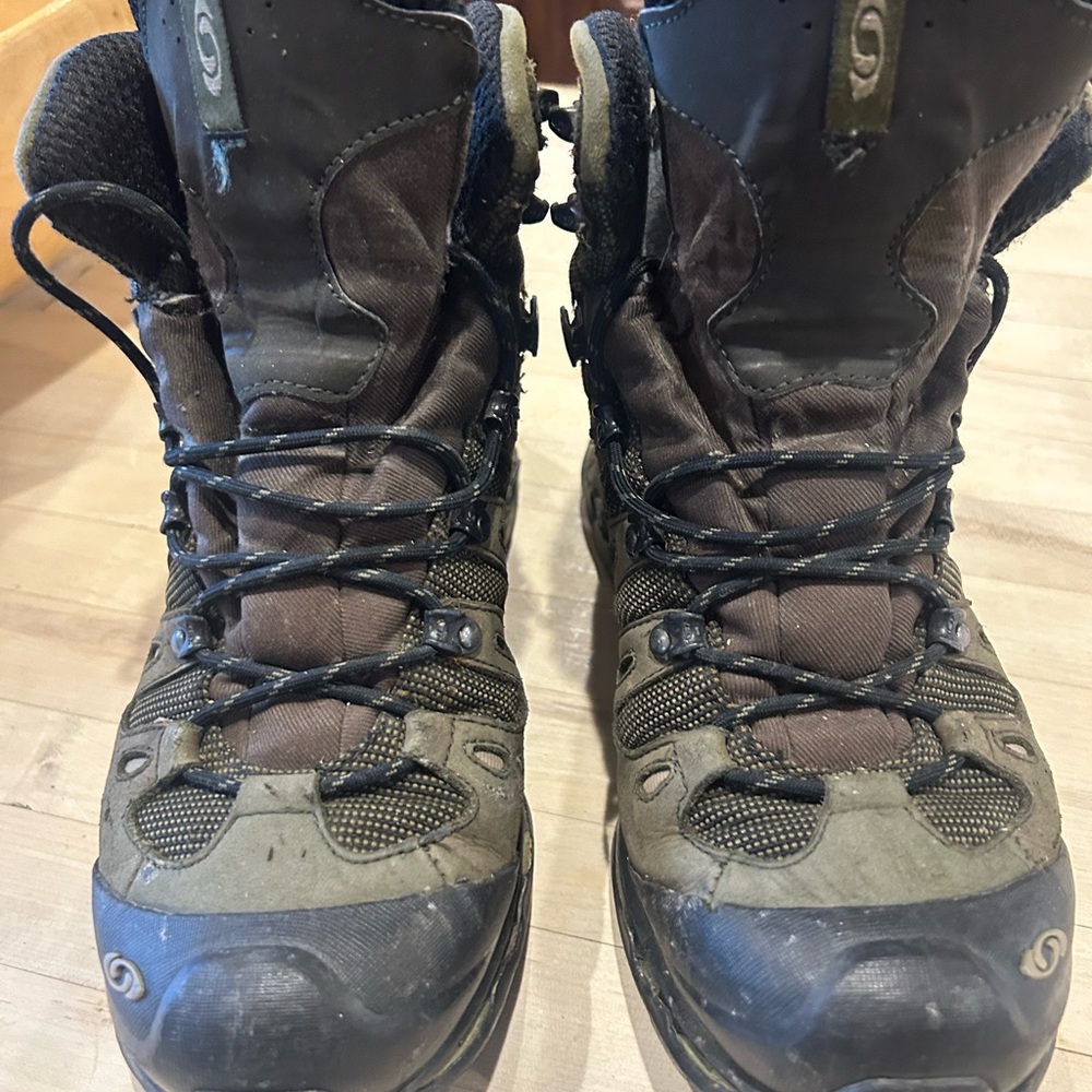 Salomon Men's Boots - Olive and Black - Picture 2 of 5